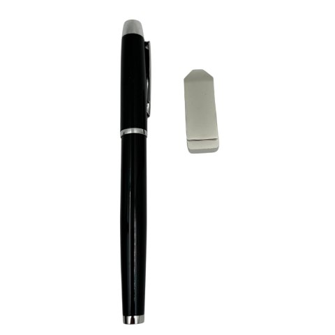 Elegancki Zestaw Prezentowy Premium - Notes A5 z Długopisem i Pendrive 16GB w Pudełku - Czarno-złoty - EE9