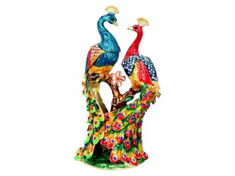 Kasetka metalowa - pawie