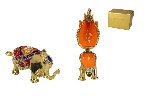 Kasetka metalowa - słoń