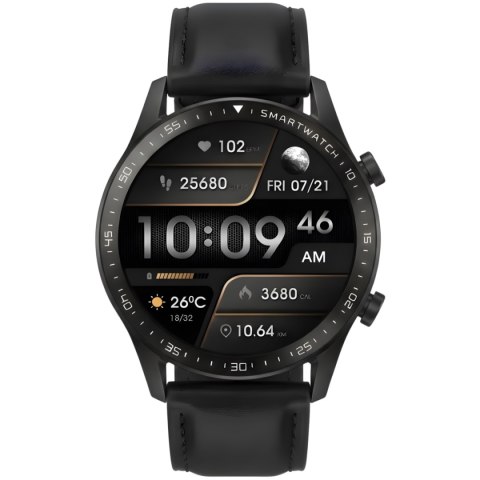 Smartwatch Gravity Czarny 2 Paski GT10-3