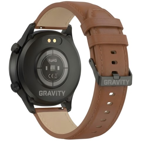Smartwatch Gravity Czarny 2 Paski GT10-4