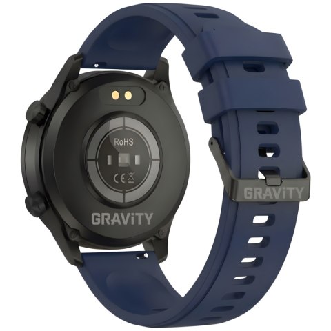 Smartwatch Gravity Czarny 2 Paski GT10-5