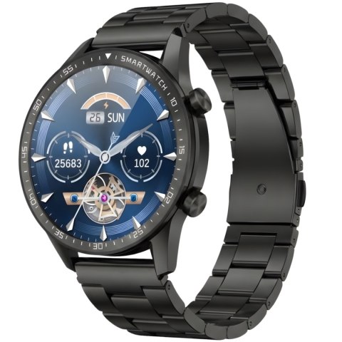 Smartwatch Gravity Czarny Bransoleta i Pasek GT10-1