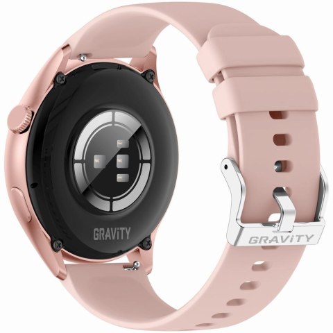 Smartwatch Gravity Różowe Złoto Pasek + Bransoleta GT11-5