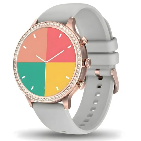 Smartwatch Gravity Różowe Złoto Pasek i Bransoleta GT5-8