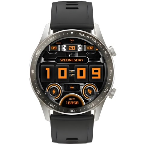 Smartwatch Gravity Srebrny 2 Paski GT10-8