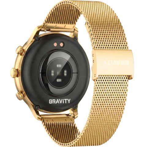Smartwatch Gravity Złoty Pasek i Bransoleta GT5-4