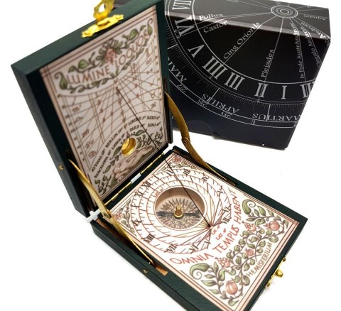 Zegar Słoneczny z Kompasem Kepler Dyptyk - Replika - H04