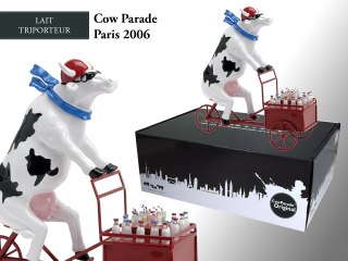 CowParade Lait Triporteur, Paris 2006, autor: Martine Diotalevi
