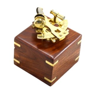 Mały Sekstans Mosiężny w pudełku - NC1506