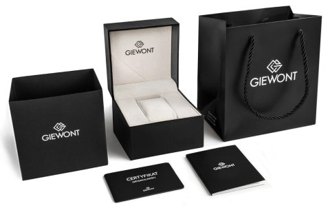 Zegarek Męski Giewont Chronograph Sapphire Srebrno Niebieski GW7650-A5