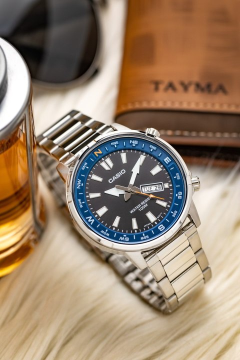 ZEGAREK MĘSKI CASIO MTD-130D-1A2 + BOX