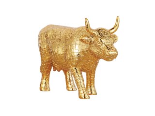 CowParade Mira Moo Gold, San Antonio 2002, autor: Margaret Pedrotti