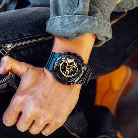 ZEGAREK MĘSKI CASIO G-SHOCK GA-110GB-1AER (zd136c)