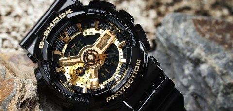 ZEGAREK MĘSKI CASIO G-SHOCK GA-110GB-1AER (zd136c)