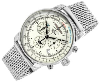 Zegarek Męski ZEPPELIN 100 Jahre Chronograph 8680M-3 + BOX